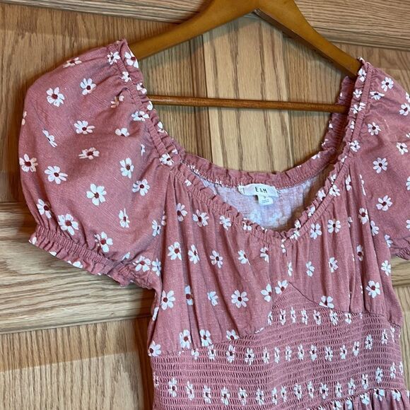 E & M Linen Blend Dress - Picture 6 of 13